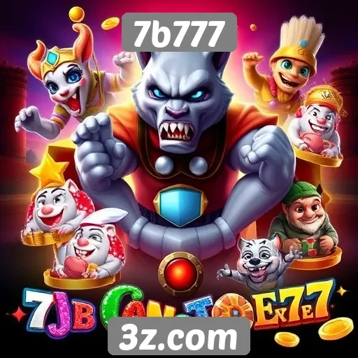 Diversidade de jogos disponíveis no 7b777